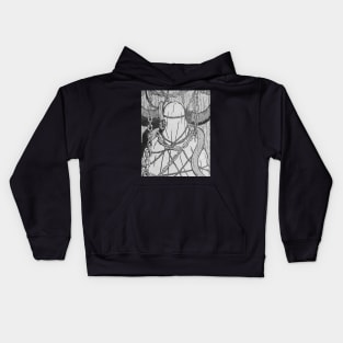 CHAINED WITH SNAKES Kids Hoodie